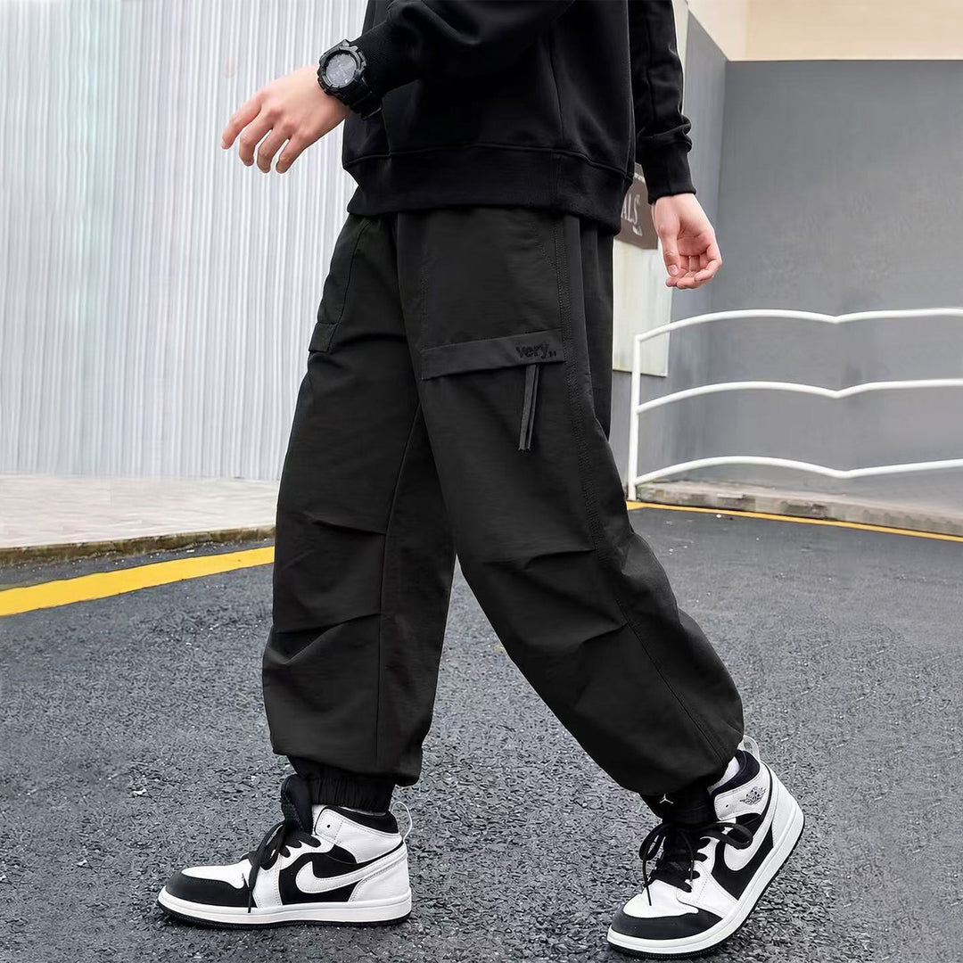 Herren Cargo-Hose mit verstellbarem Bund und Taschen Echo Archiv