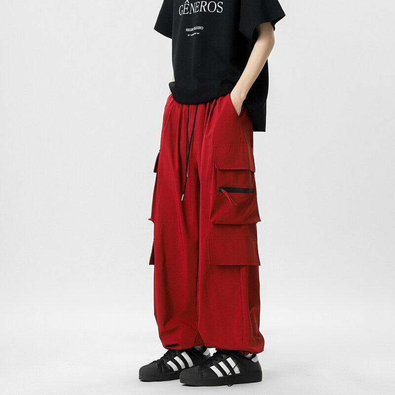 Unisex Cargo-Hose mit praktischen Seitentaschen und elastischem Bund Echoarchiv