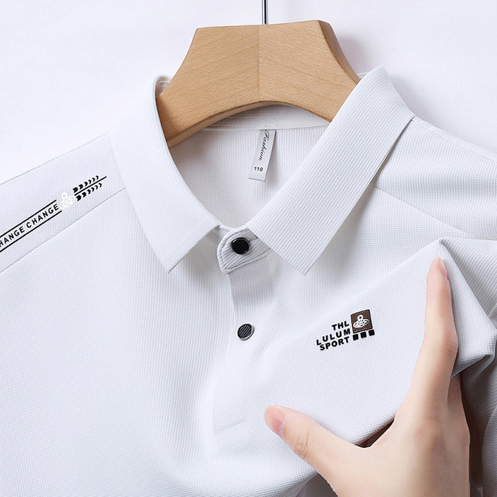 Herren Poloshirt mit innovativer Struktur und atmungsaktiven Eigenschaften Echoarchiv
