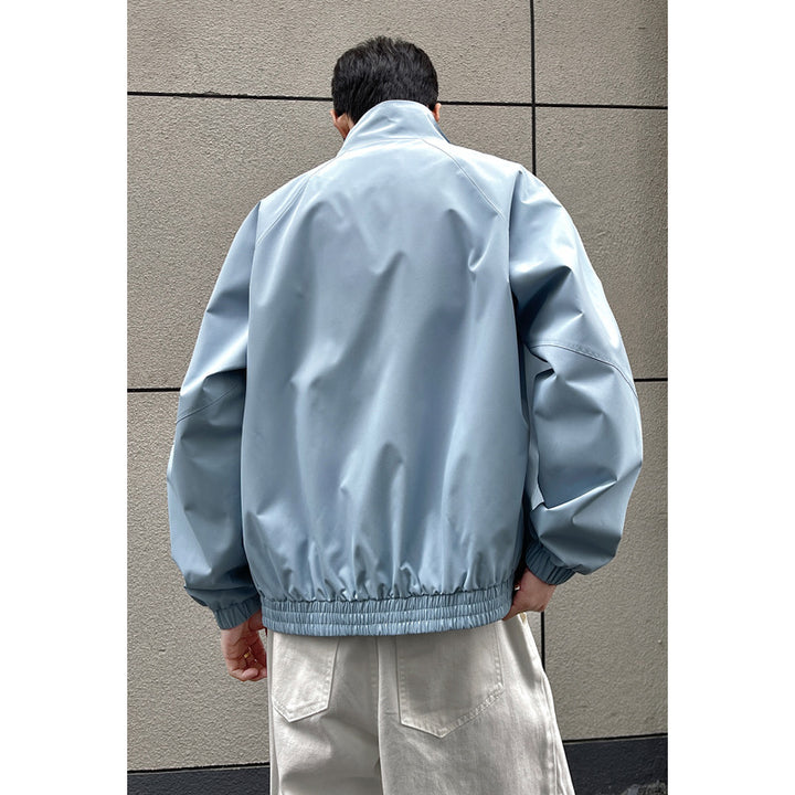 Herrenmode Übergangsjacke mit kontrastierendem Kragen Echo Archive