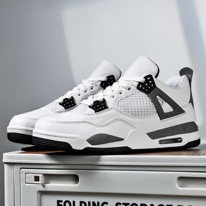 Herren retro-urbaner High-Top Sneaker mit Netzpaneel, verstärkter Fersenkappe und dämpfender Air-Unit – Norré
