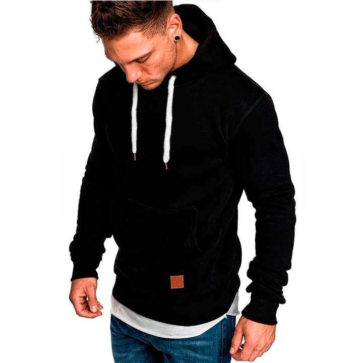 Herren Kapuzenpullover mit modischem Schnitt und lässigem Innenfutter Echoarchiv