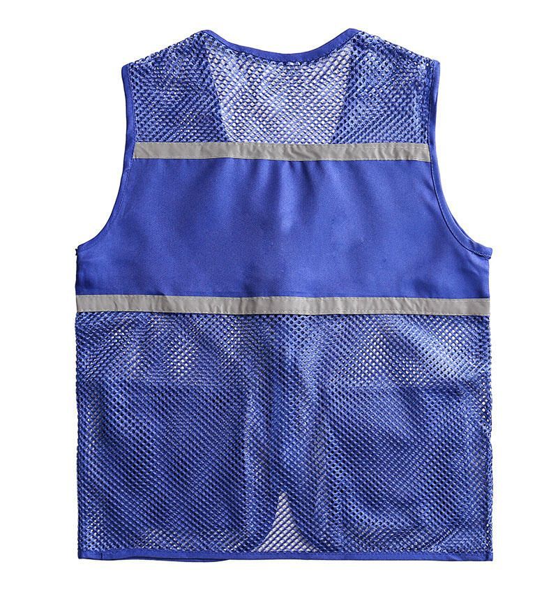 Unisex Sichtbare Utility-Weste mit atmungsaktivem Mesh, Reflektorbändern und großzügigen Fronttaschen Echoarchiv