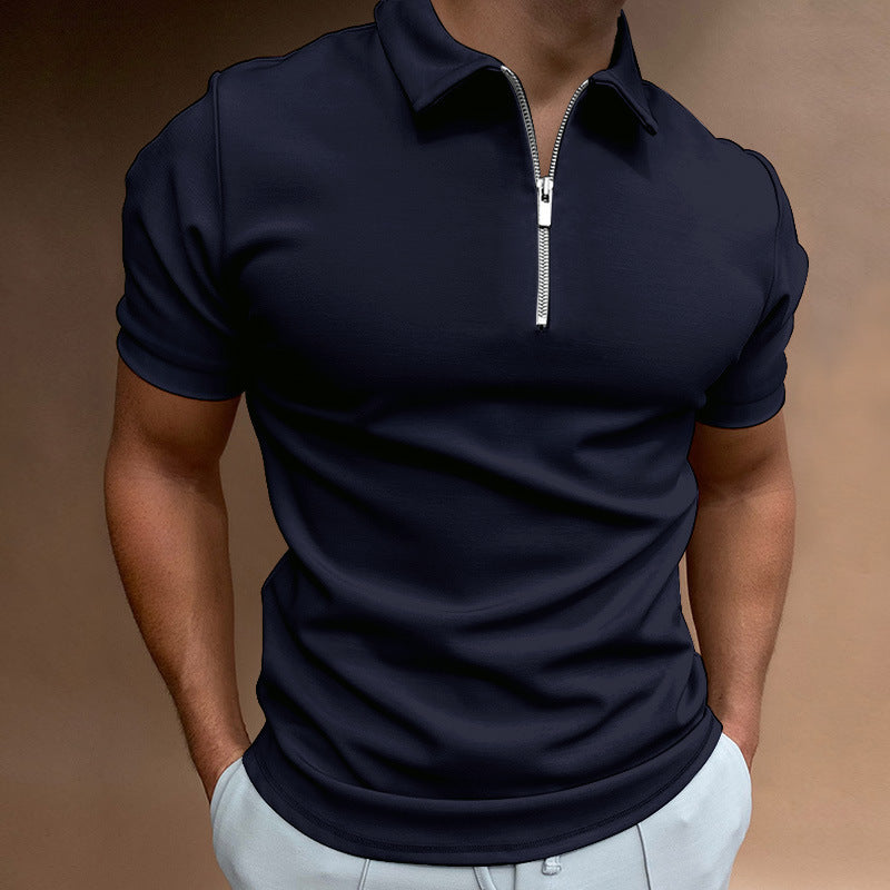 Herren Poloshirt mit Reißverschluss Echoarchiv