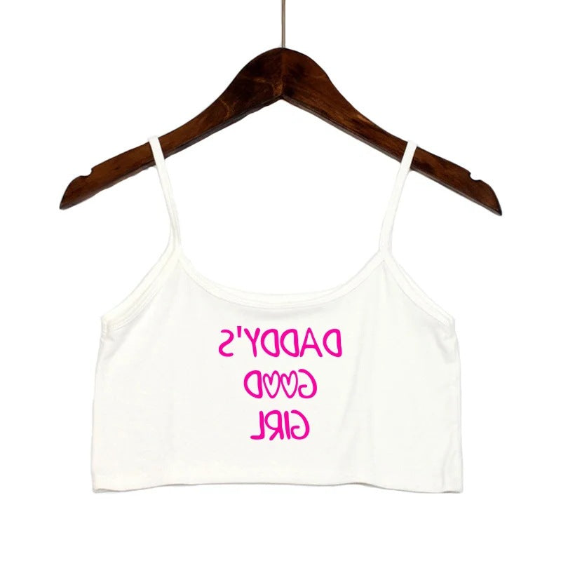 Damen modisches Crop-Top mit verzierten Trägern Echo Archiv