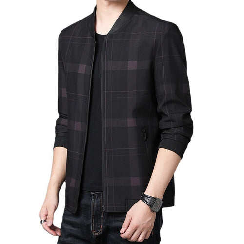 Herren modische Karojacke mit innovativem Schnitt Echoarchiv