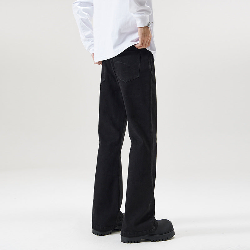 Herren weit geschnittene Denimhose mit geradem Bein Echo Archiv