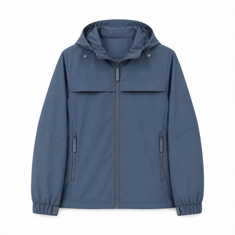 Herren Leichte Übergangsjacke mit verstellbarer Kapuze Echo Archiv