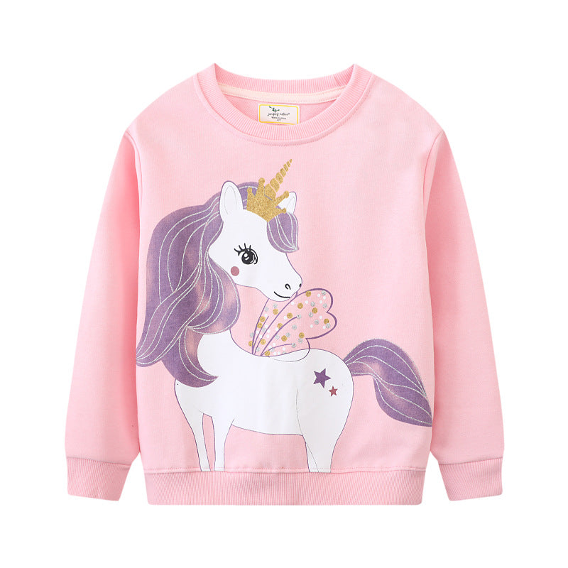 Mädchen Sweatshirt mit Einhorn-Applikation Echo Archiv
