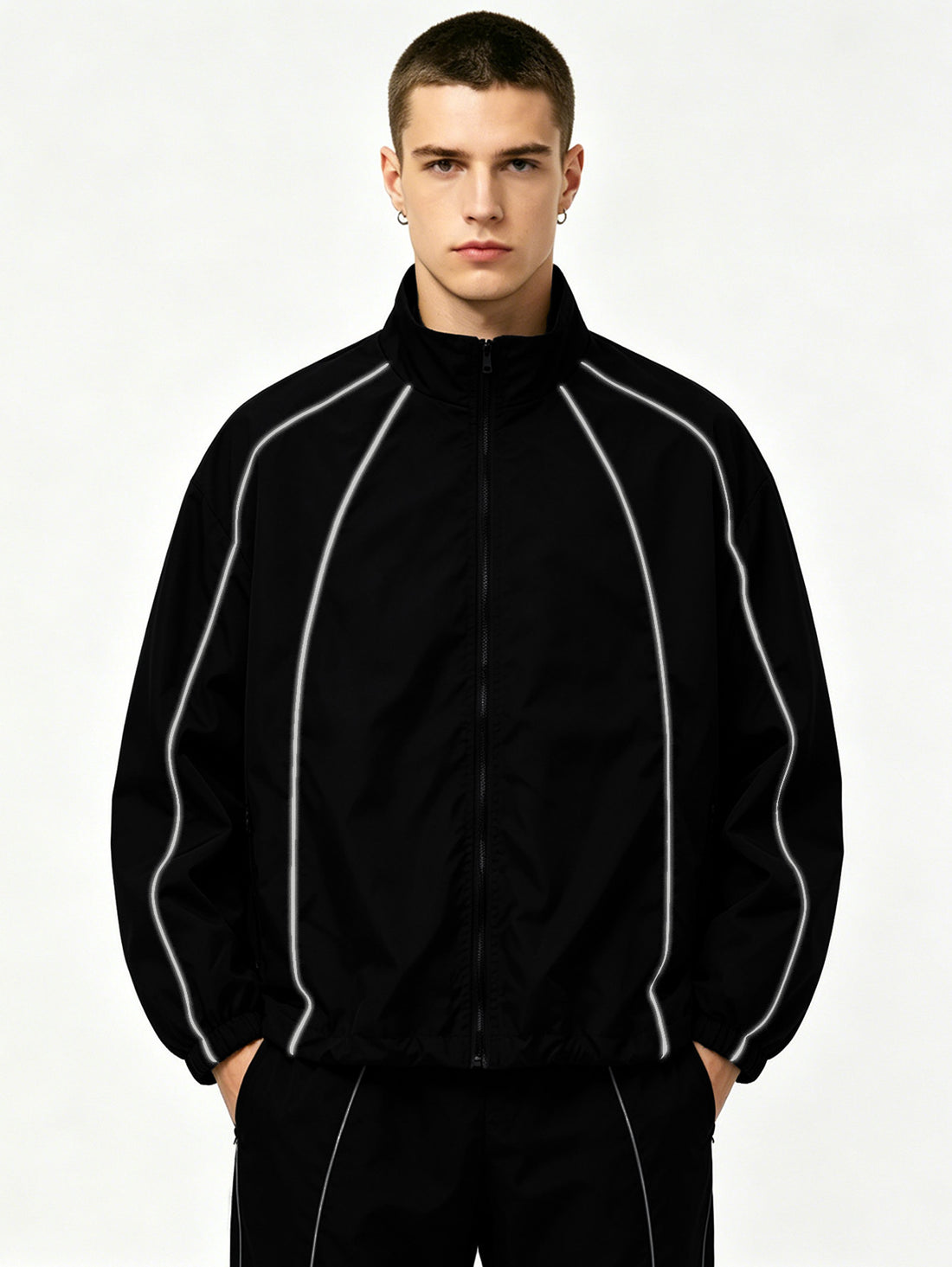 Herren Sportliche Laufjacke Echo Archiv