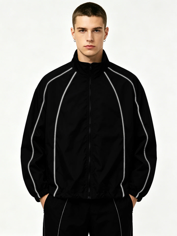 Herren Sportliche Laufjacke Echo Archiv