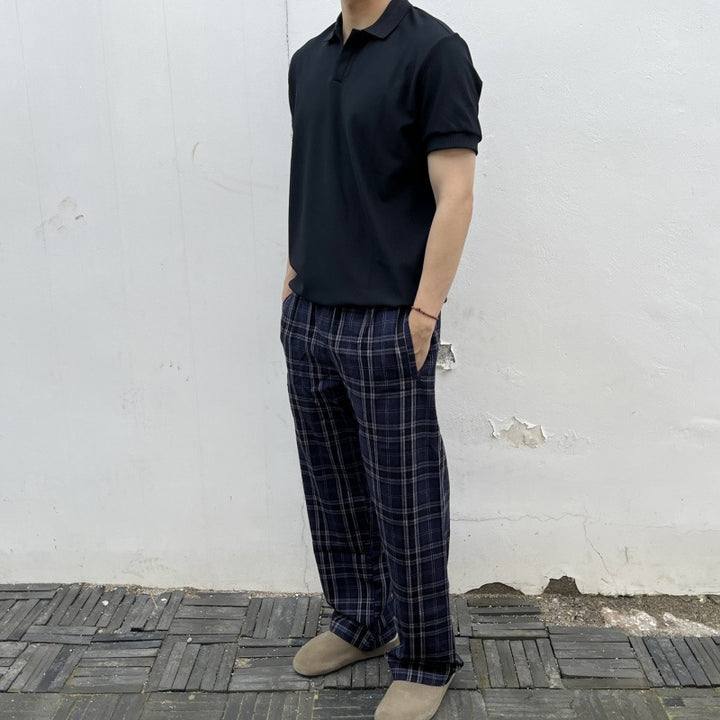 Damen Bequeme Schlafhose aus Flanell Echo Archiv