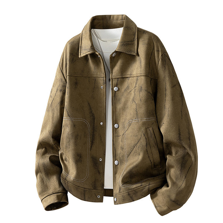 Herren Modische Jacke mit Teddyfellfutter – Taviero