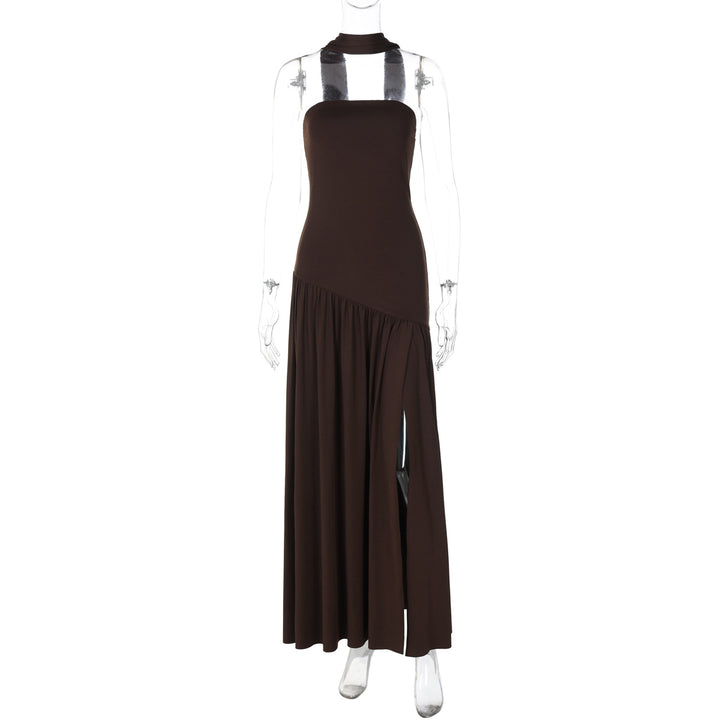 Damen Maxikleid mit raffiniertem Cut-Out-Design und asymmetrischem Saum Echo Archiv