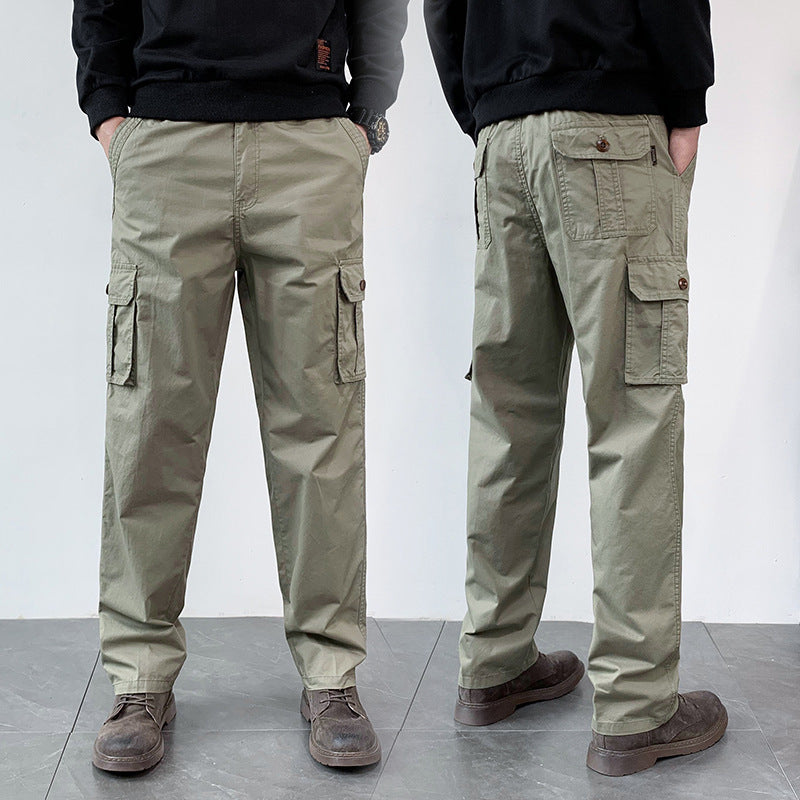 Herren Straight-Fit Cargohose mit Mehrfachtaschen und legerer Passform Echo Archiv