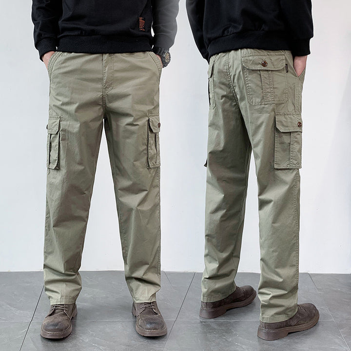 Herren Straight-Fit Cargohose mit Mehrfachtaschen und legerer Passform Echo Archiv