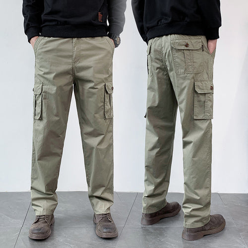 Herren Straight-Fit Cargohose mit Mehrfachtaschen und legerer Passform Echo Archiv