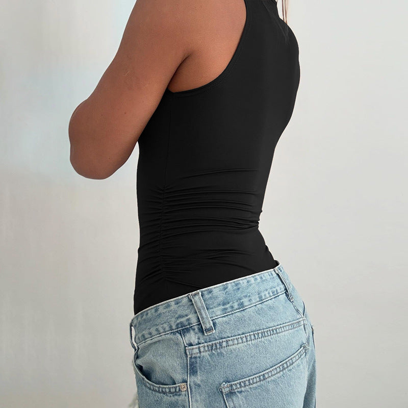 Damen figurbetontes Body mit gerafftem Design Echo Archiv