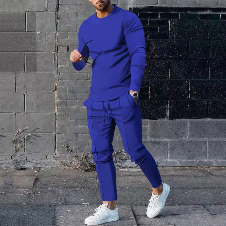 Herren Funktionales Langarmshirt und bequeme Jogginghose Set Echoarchiv