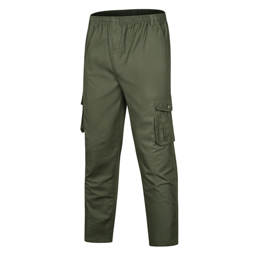 Herren locker sitzende Cargo‑Hose mit elastischem Bund und Mehrfach‑Taschen Echo Archiv
