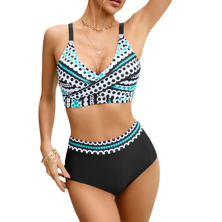 Damen Hochgeschnittener Crop-Bikini Echo Archiv