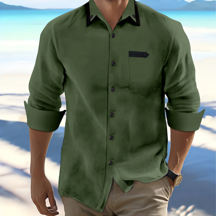 Herren Leichtes, atmungsaktives Freizehemd Echoarchiv