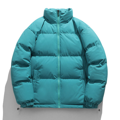 Herren isolierte Pufferjacke mit hohem Kragen und eleganter Passform Echoarchiv