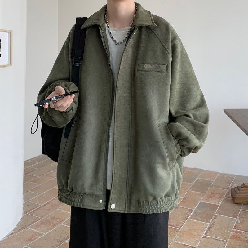 Herren Übergroße Steppjacke mit praktischen Taschen Echoarchiv