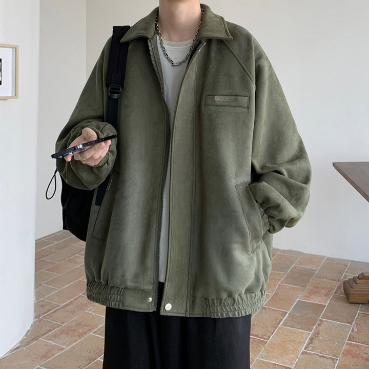 Herren Übergroße Steppjacke mit praktischen Taschen Echoarchiv