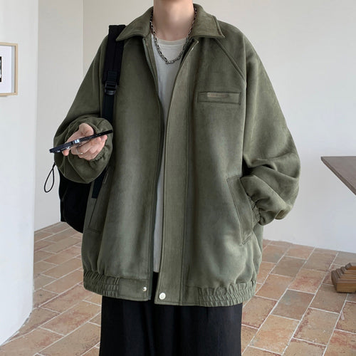 Herren Übergroße Steppjacke mit praktischen Taschen Echoarchiv