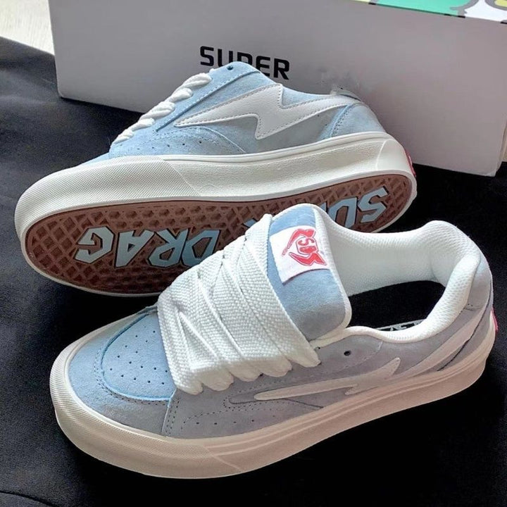 Damen Sportliche Sneaker mit hochwertiger Wildleder- und Mesh-Kombination Echo Archiv
