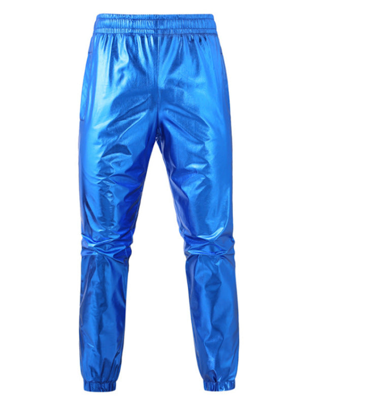 Herren nan Bomberjacke mit durchgehendem Reißverschluss, reflektierendem Metallic-Finish und elastischen Bündchen Echo Archiv