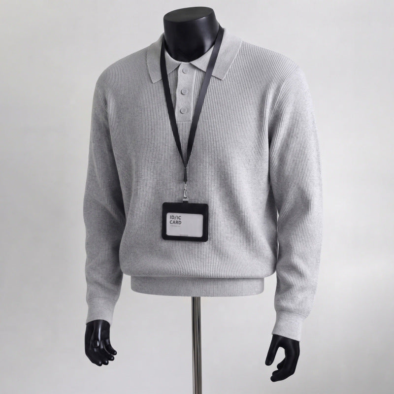 Herren Urban Pullover mit Kragen Echo Archive