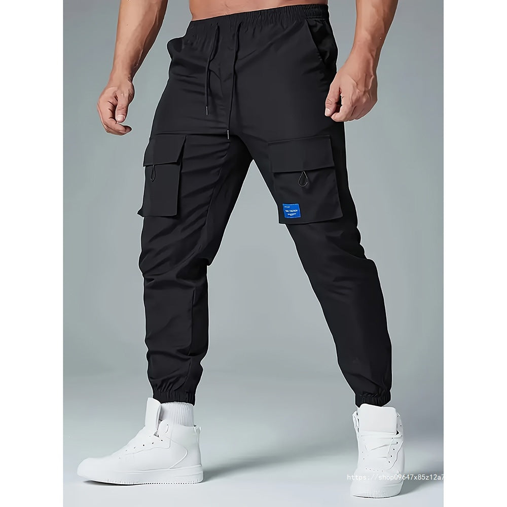 Herren Tapered Cargojogger mit elastischem Bund, Tunnelzug & Mehrfachtaschen Echo Archiv