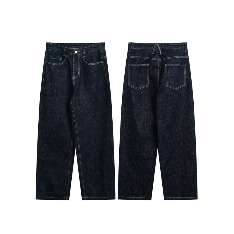Damen High‑Waist Straight‑Leg Raw‑Denimjeans mit Relaxed‑Fit und Five‑Pocket‑Design Echo Archiv