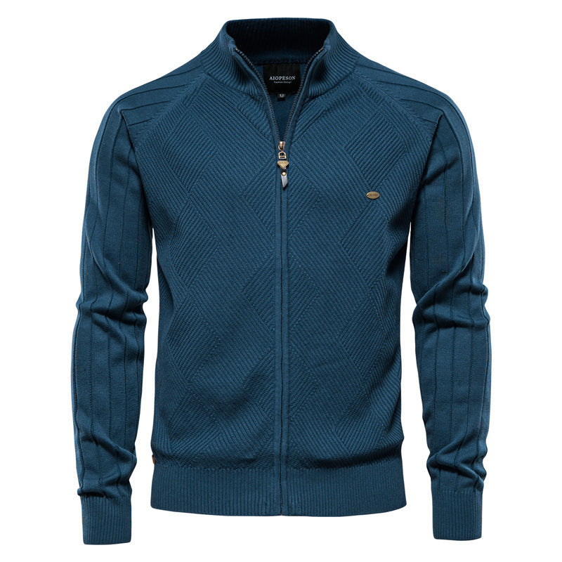 Herren Strickjacke mit Stehkragen Echoarchiv