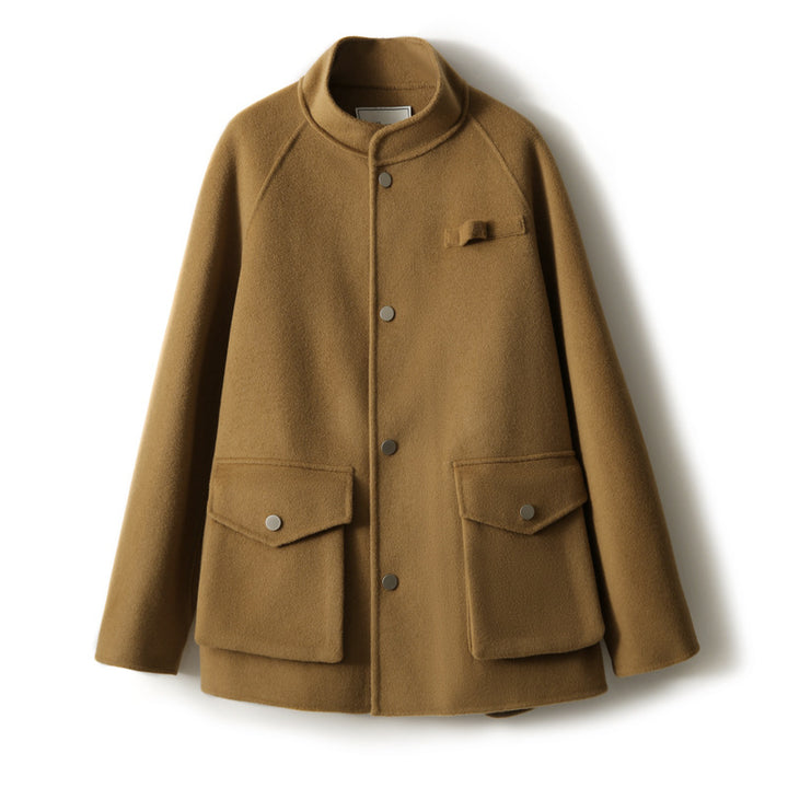 Damen modische Übergangsjacke mit praktischen Taschen Echoarchiv