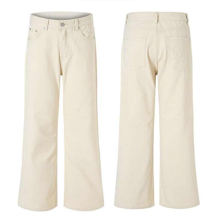 Herren Oversized-Baumwoll-Palazzohose mit geradem ultraweitem Bein Echo Archiv