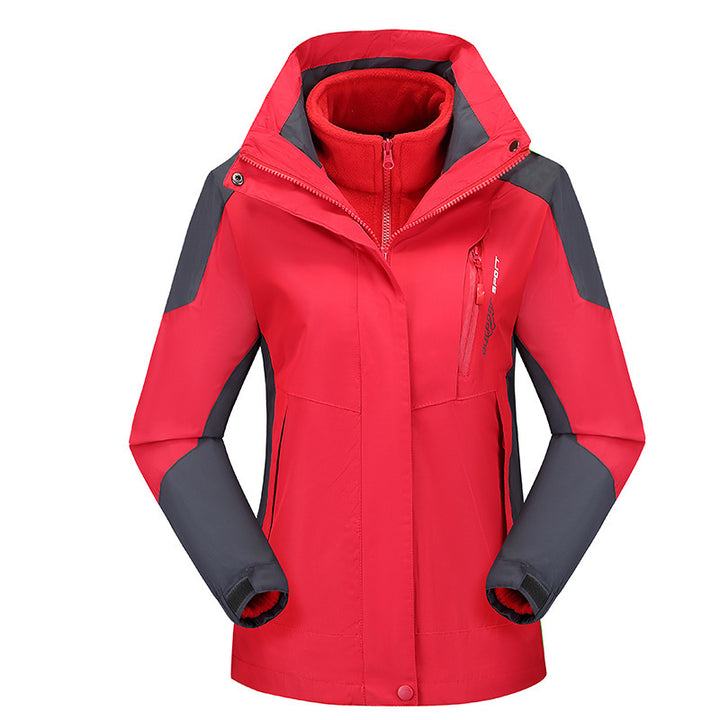 Damen Dreiteilige Softshell‑Funktionsjacke mit herausnehmbarem Fleece‑Innenlayer – Célinea