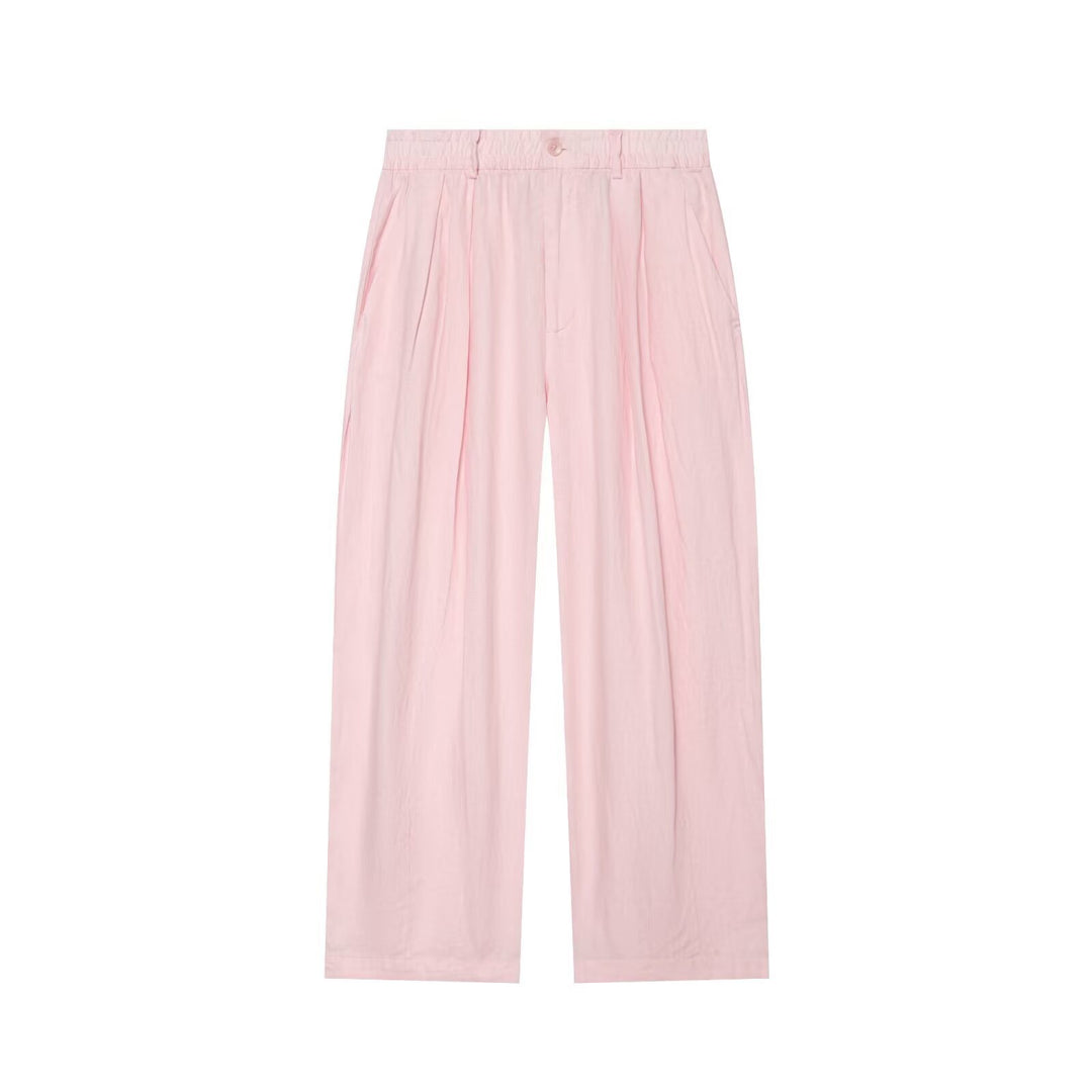 Damen Oversized Seidenimitat-Hemdbluse mit Kentkragen und Manschetten Echo Archiv