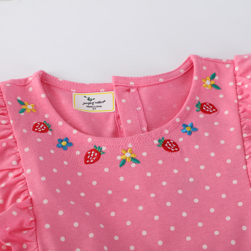 Mädchen Freizeitkleid mit zauberhaften Katzenmotiven Echo Archiv
