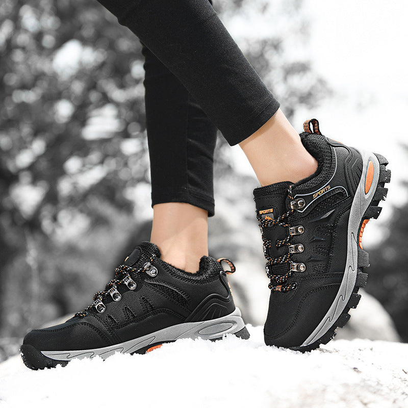 Damen Gefütterte Winter-Trekking‑Halbschuhe mit wasserdichter Oberfläche und griffiger Mehrzonenprofilsohle Echo Archiv