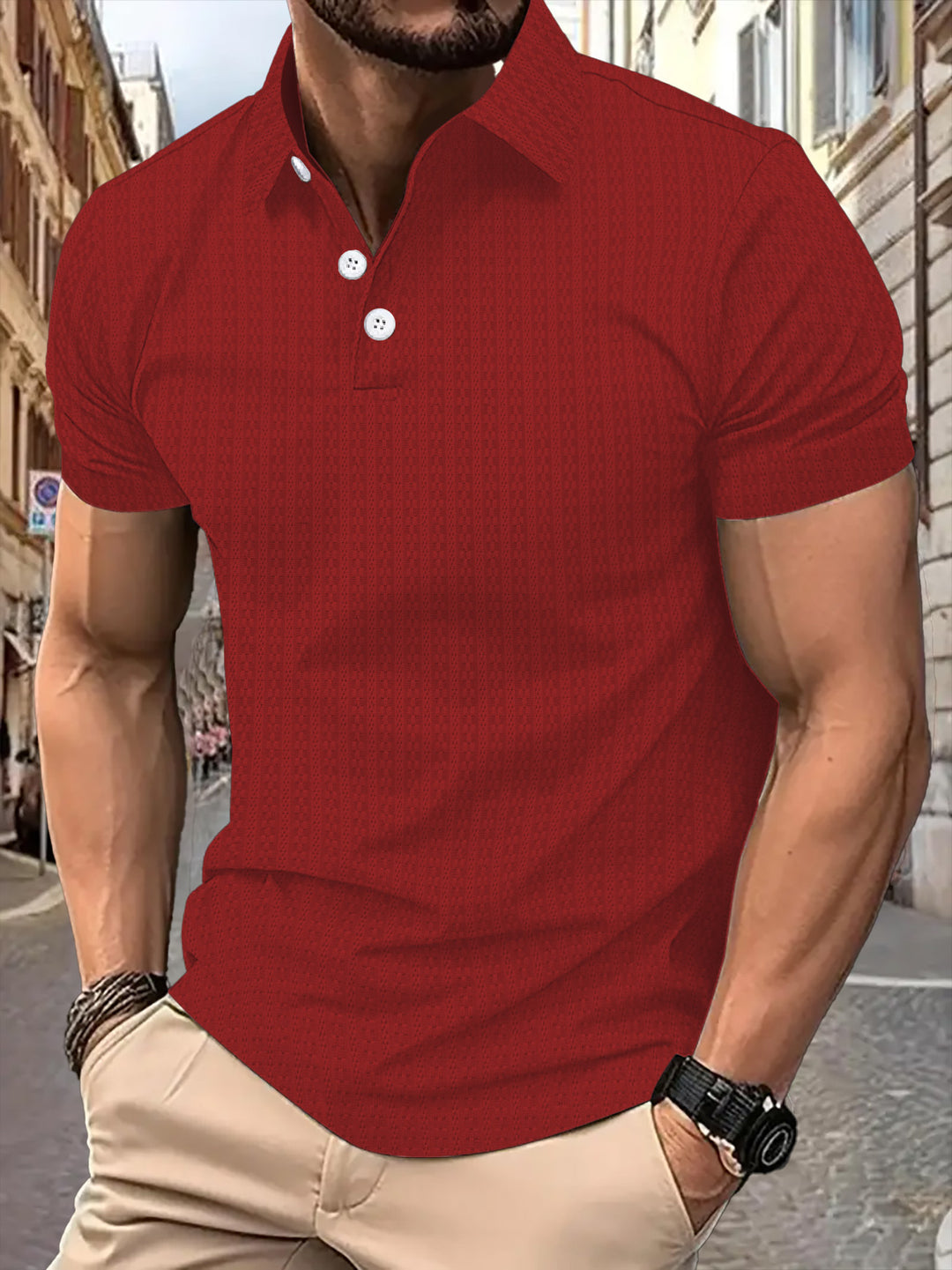 Herren Polohemd Echoarchiv