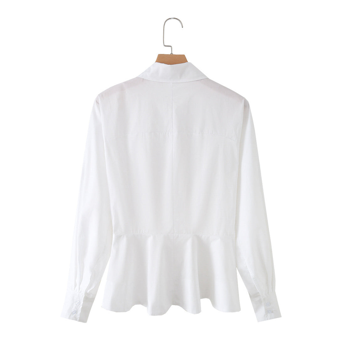 Damen Taillierte Popelinbluse mit Brustabnähern und verdeckter Knopfleiste Echo Archiv