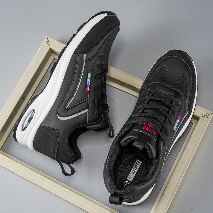 Herren atmungsaktive Freizeit-Plateau-Sneaker mit Luftkammersohle und gepolstertem Komfortfußbett Echo Archiv