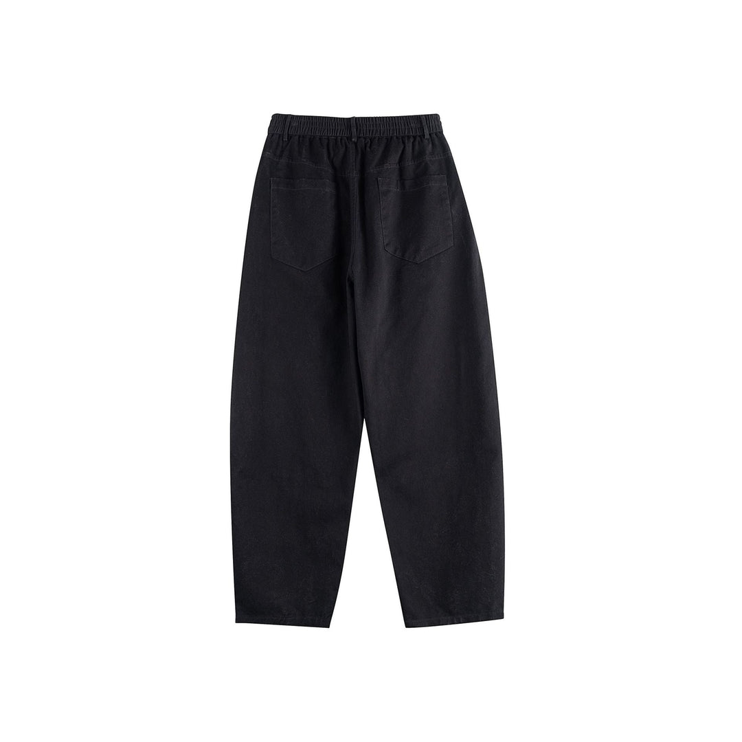 Damen Relaxed-Fit Workwear-Hose mit hoher Leibhöhe und aufgesetzten Taschen Echoarchiv