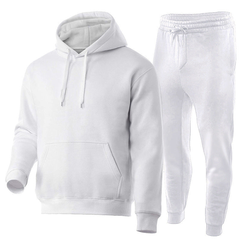 Unisex Premium-Sweatset mit doppelt vernähtem Hoodie, Kängurutasche und ergonomischer Tapered-Jogginghose Echo Archiv
