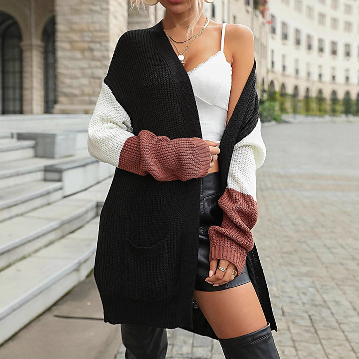 Damen Eleganter Strick-Cardigan mit lockeren Ärmeln Echo Archiv