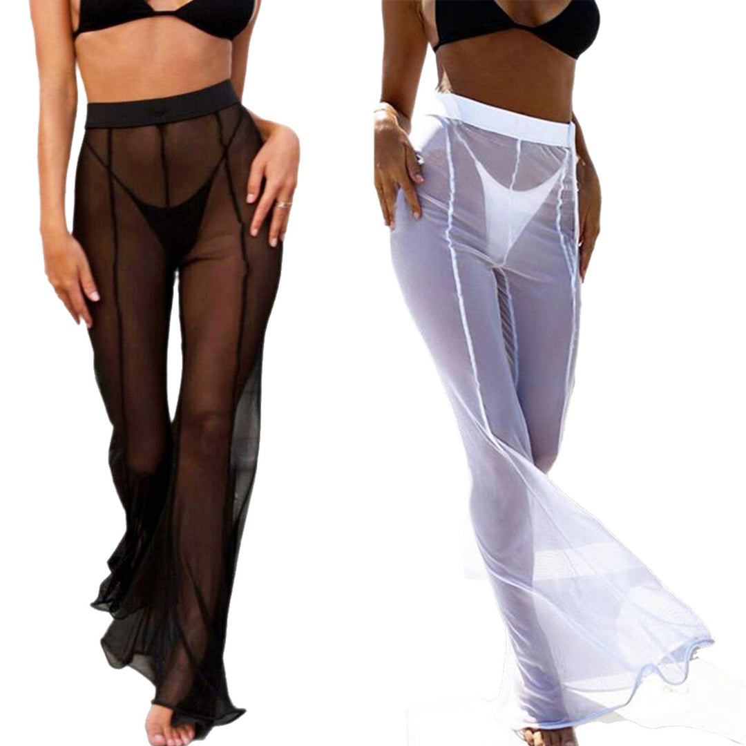 Damen Transparente Strandhose Echo Archiv