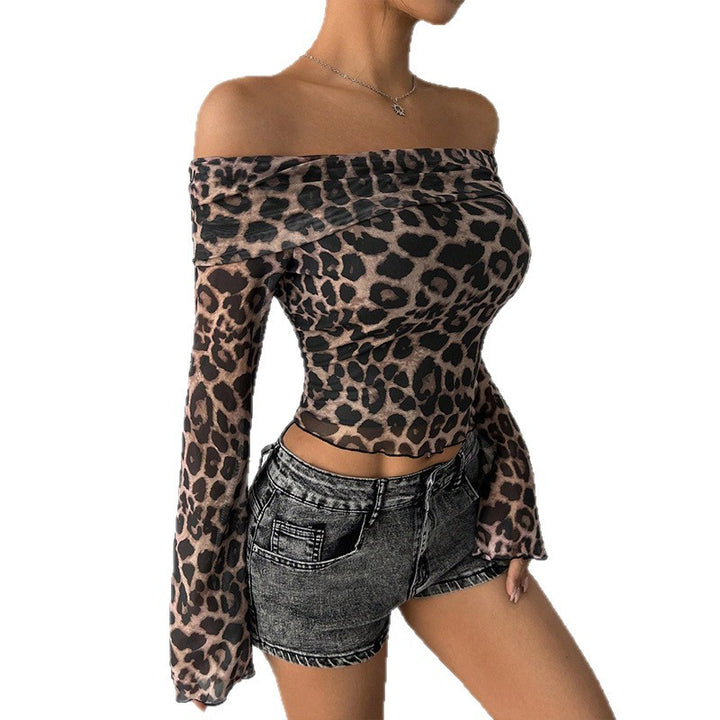 Damen Off-Shoulder Langarm-Bluse Echo Archiv